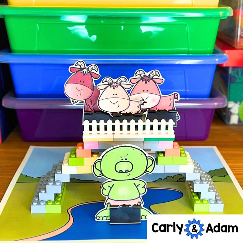 The 3 Billy Goats Gruff Fairy Tale STEM Activity — preview 5