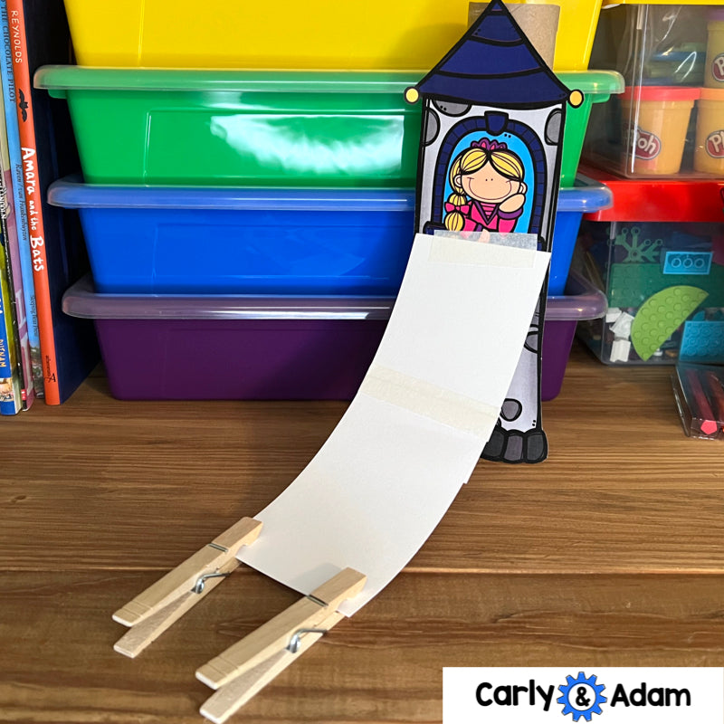 Rapunzel Fairy Tale STEM Activity — preview 3