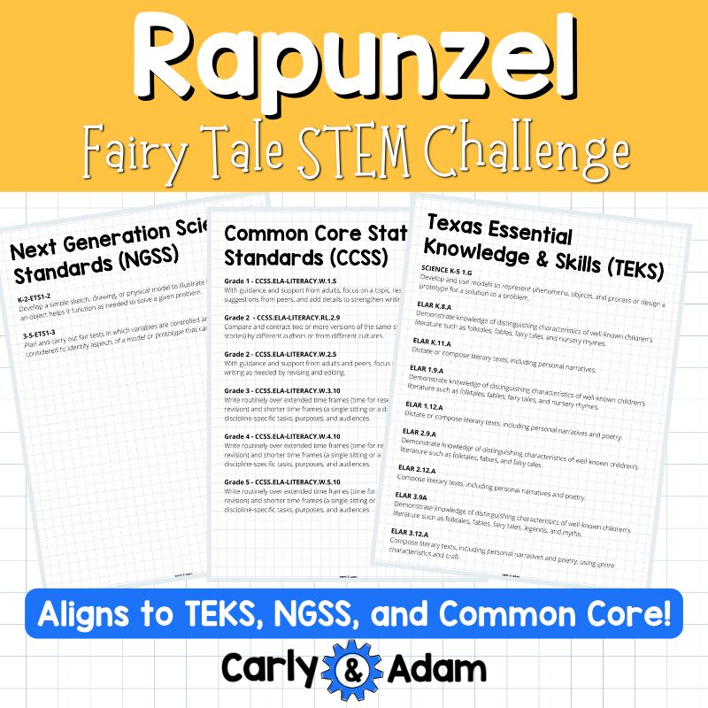 Rapunzel Fairy Tale STEM Activity — preview 7