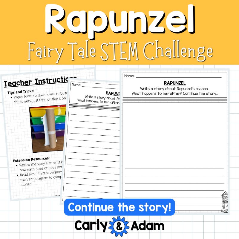 Rapunzel Fairy Tale STEM Activity — preview 8
