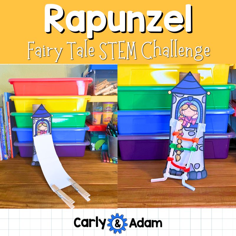 Rapunzel Fairy Tale STEM Activity — preview 1