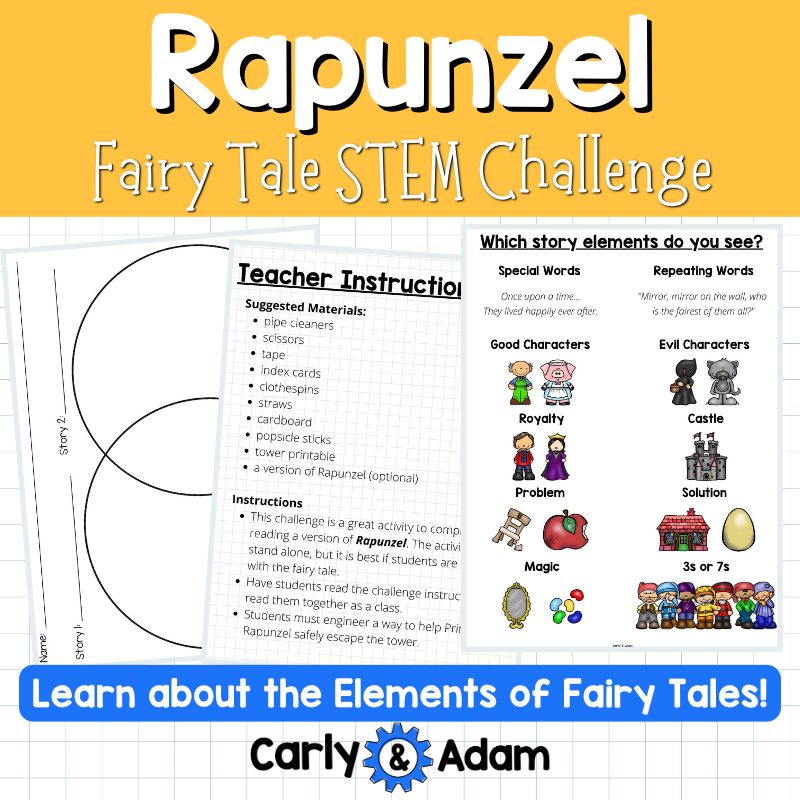 Rapunzel Fairy Tale STEM Activity — preview 11