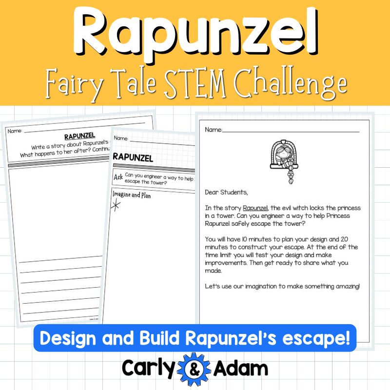 Rapunzel Fairy Tale STEM Activity — preview 15