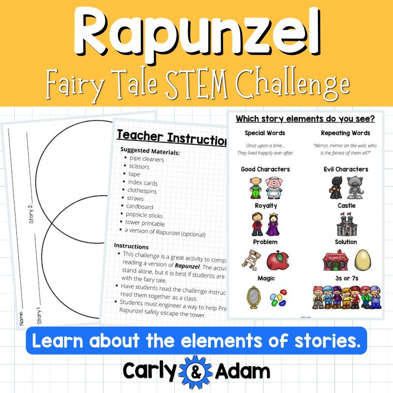 Rapunzel Fairy Tale STEM Activity — preview 16