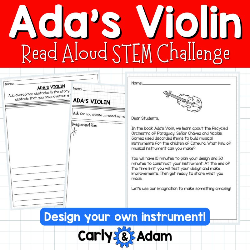 Ada's Violin Read Aloud STEM Challenge Build an Instrument — preview 8