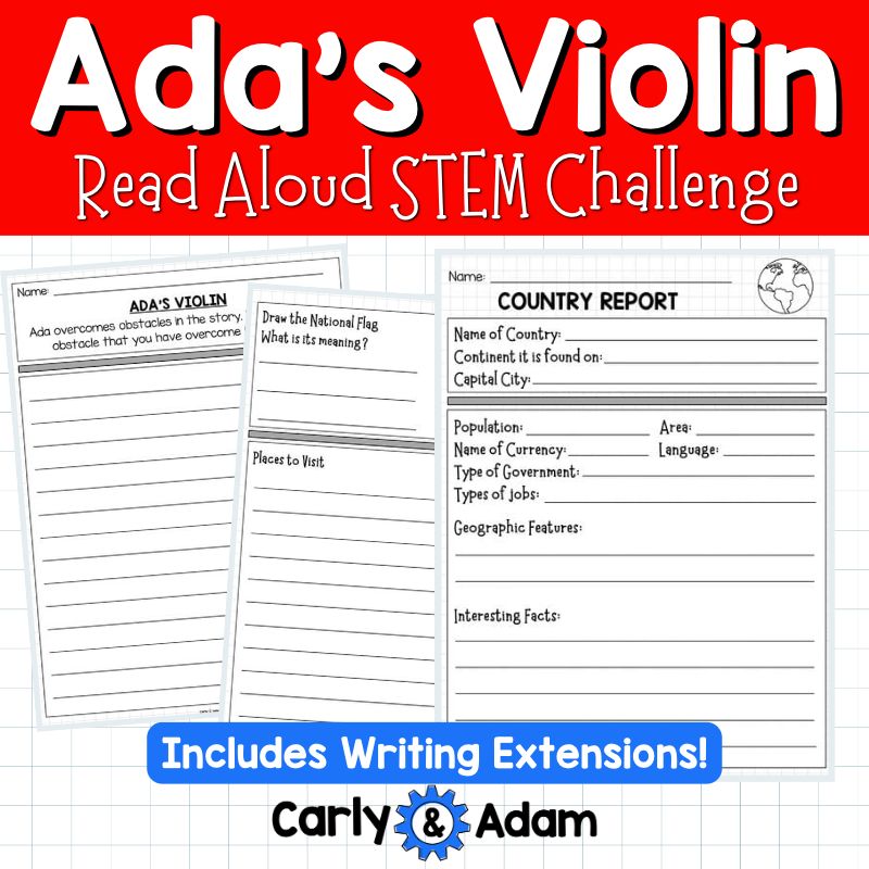 Ada's Violin Read Aloud STEM Challenge Build an Instrument — preview 9