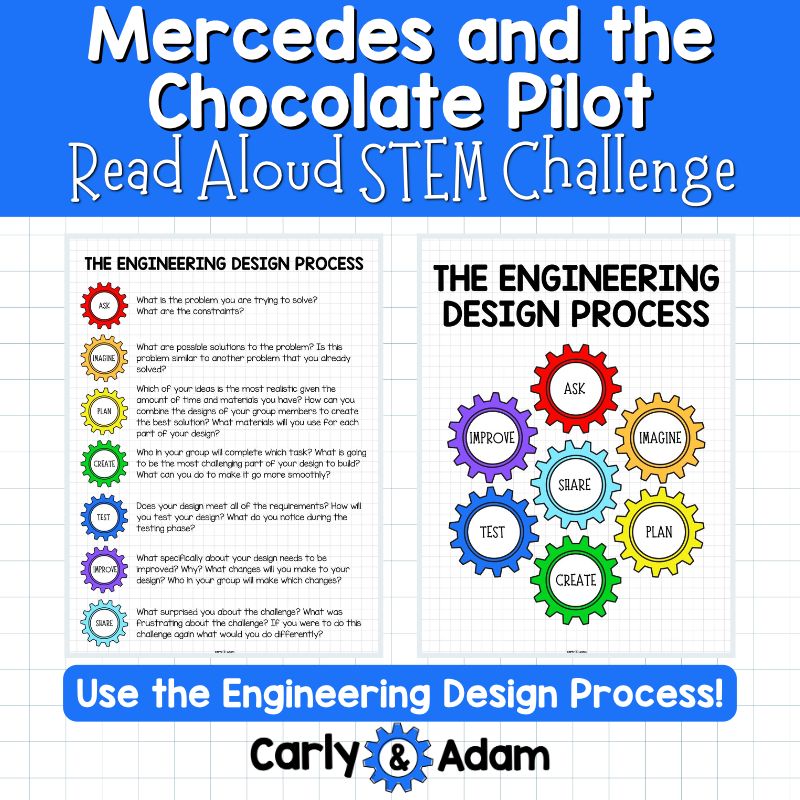 Mercedes and the Chocolate Pilot Read Aloud STEM Challenge — preview 4