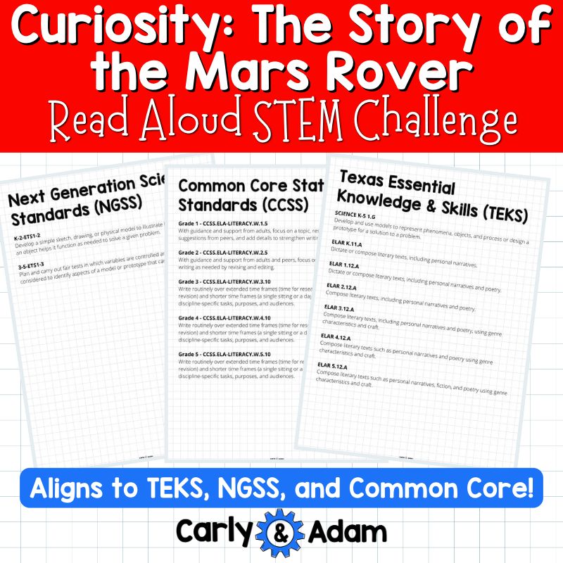 Curiosity: The Story of the Mars Rover Read Aloud STEM Challenge — preview 5