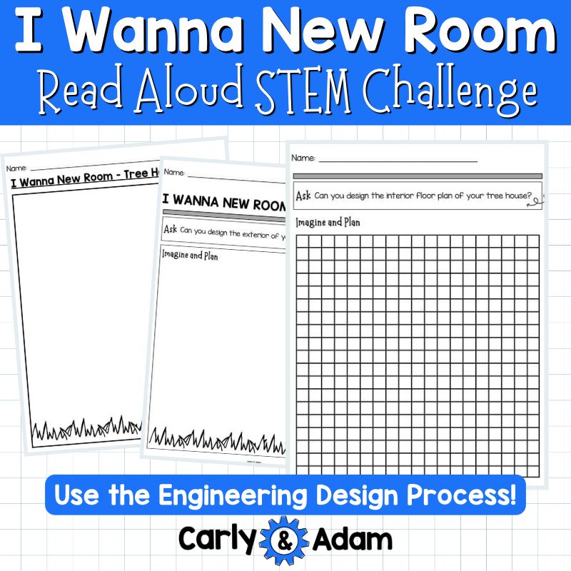 I Wanna New Room Read Aloud STEM Challenge - Area and Perimeter — preview 9