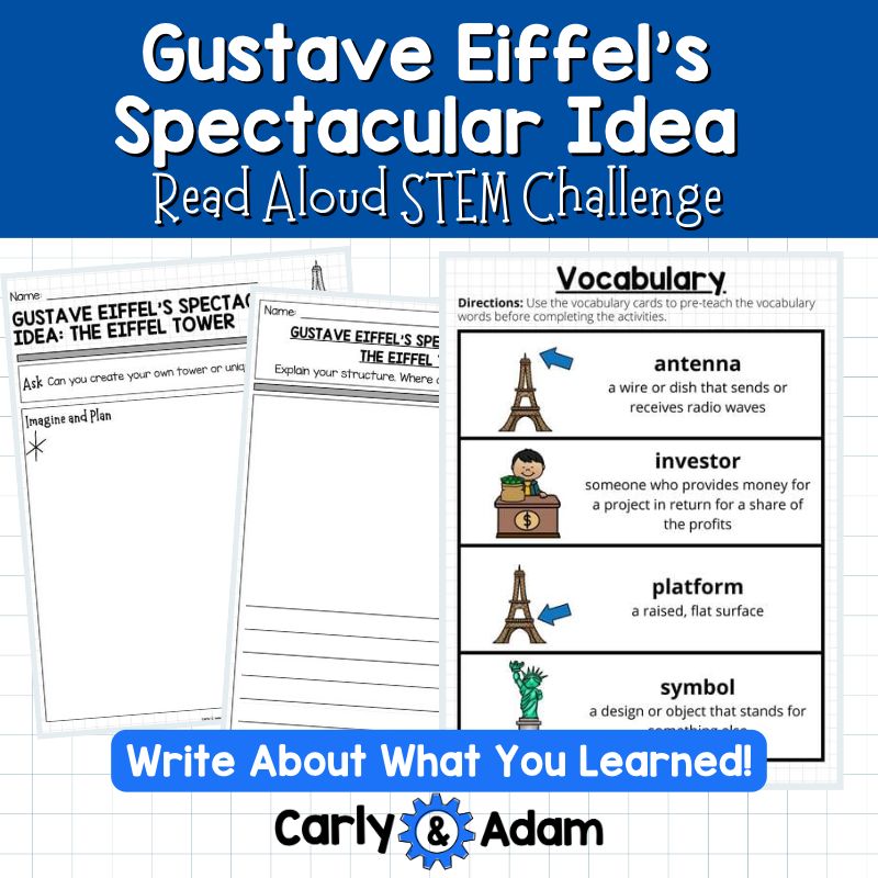 Gustave Eiffel's Spectacular Idea Read Aloud STEM Challenge - Landmarks — preview 11