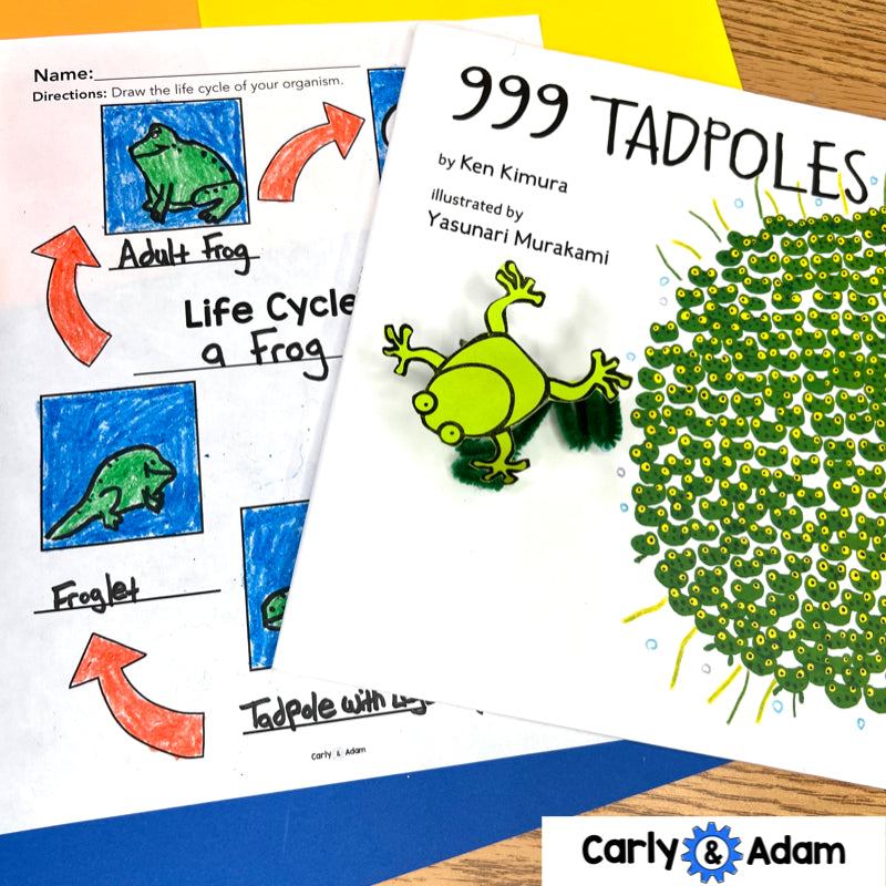 999 Tadpoles 3rd Grade NGSS Animal Life Cycles STEM Activity — preview 3