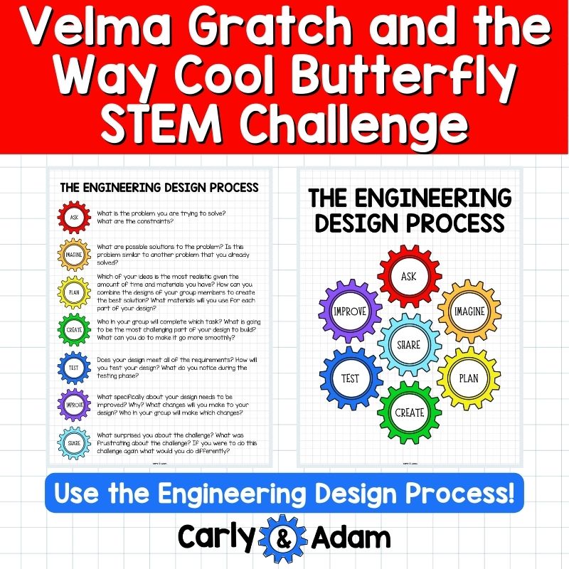 Velma Gratch Butterfly Life Cycle STEM Activities and Challenges with Symmetry — preview 9