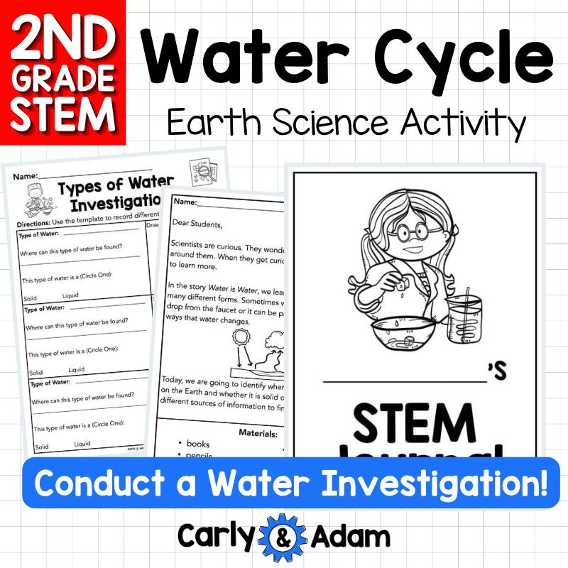 2nd Grade Water Cycle Science Activity — preview 6