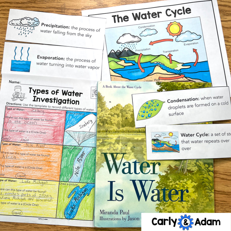 2nd Grade Water Cycle Science Activity — preview 11