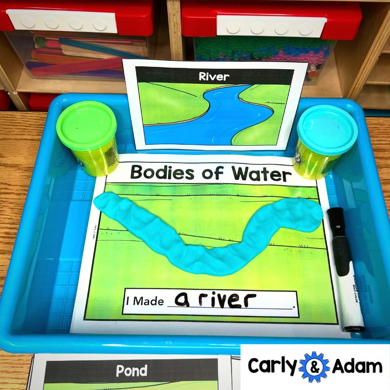 2nd Grade Landforms, Waterways, and Bodies of Water STEM Activities — preview 5