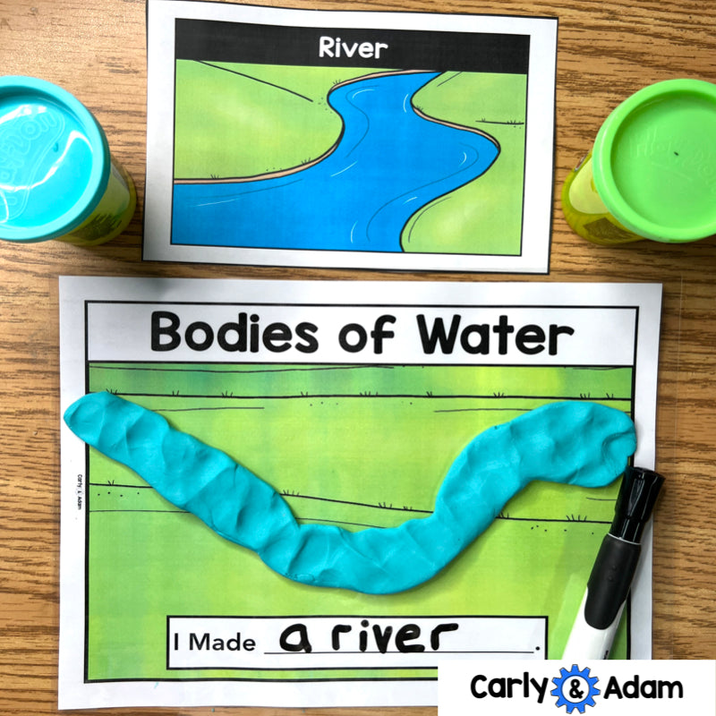 2nd Grade Landforms, Waterways, and Bodies of Water STEM Activities — preview 10