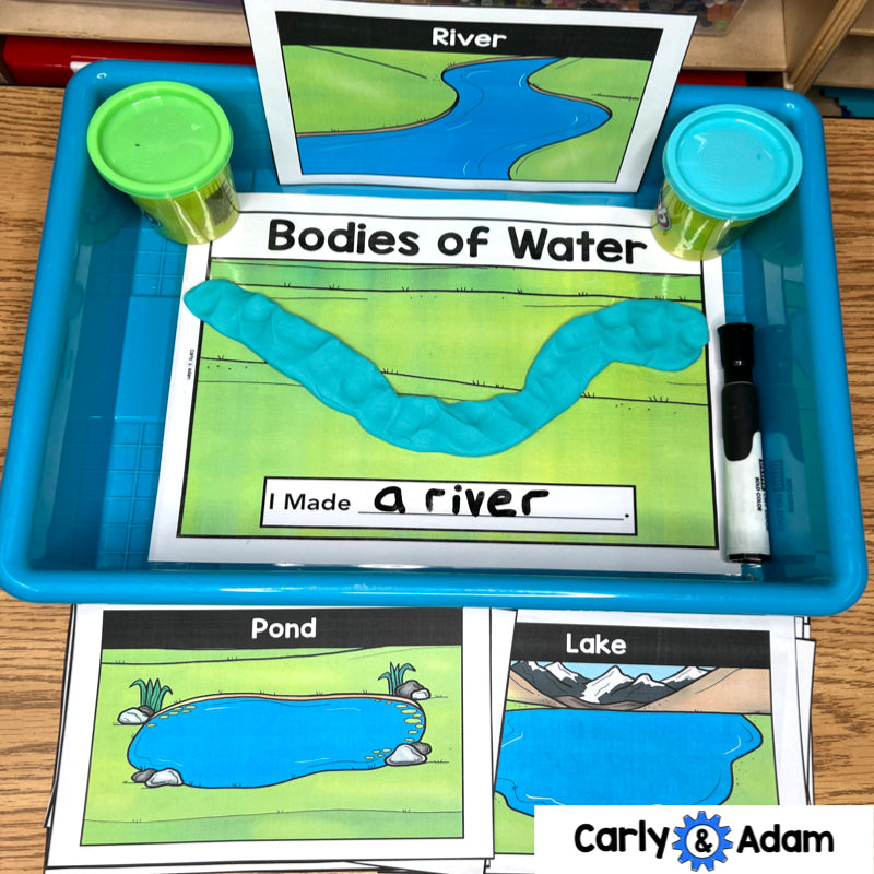 2nd Grade Landforms, Waterways, and Bodies of Water STEM Activities — preview 11
