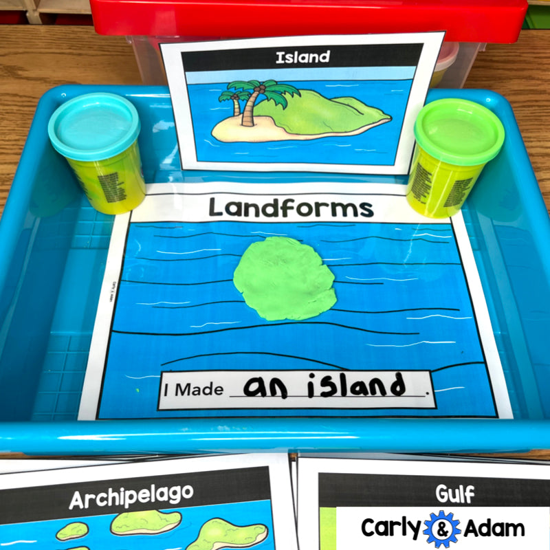 2nd Grade Landforms, Waterways, and Bodies of Water STEM Activities — preview 13
