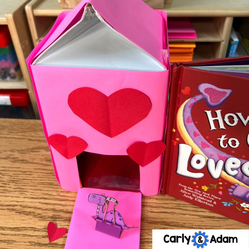 How to Catch a Loveosaurus Trap Valentine's Day READ ALOUD STEM™ Activity — preview 6
