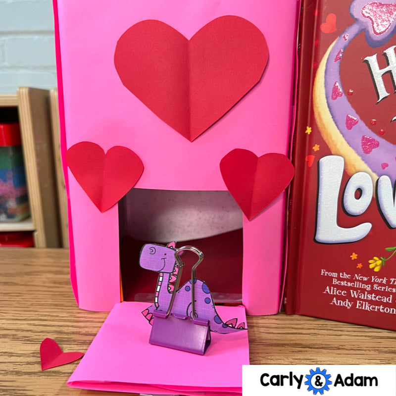 How to Catch a Loveosaurus Trap Valentine's Day READ ALOUD STEM™ Activity — preview 7