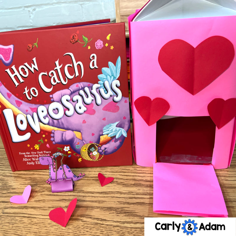 How to Catch a Loveosaurus Trap Valentine's Day READ ALOUD STEM™ Activity — preview 8