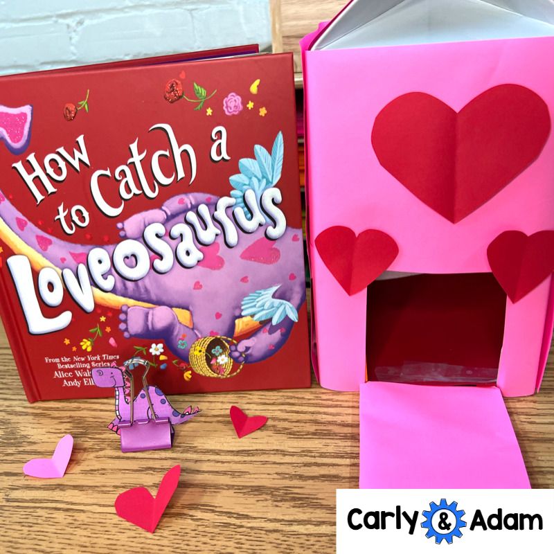 How to Catch a Loveosaurus Trap Valentine's Day READ ALOUD STEM™ Activity — preview 12
