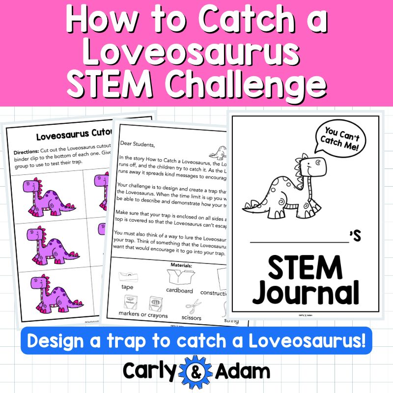 How to Catch a Loveosaurus Trap Valentine's Day READ ALOUD STEM™ Activity — preview 13