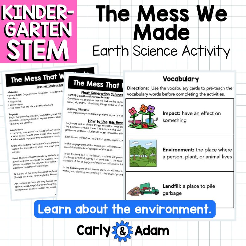 Kindergarten Science Lesson for Earth Day — preview 7