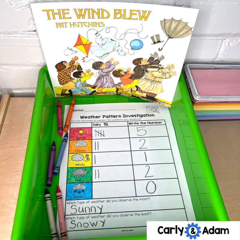 Kindergarten Science Lesson Weather Pattern STEM Activity — preview 2