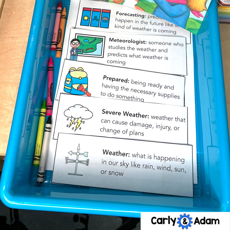 Kindergarten Science Lesson Weather Forecasting STEM Activity — preview 8