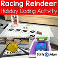 Racing Reindeer Coding Activity for NO PREP Christmas and Winter Holidays — preview 1