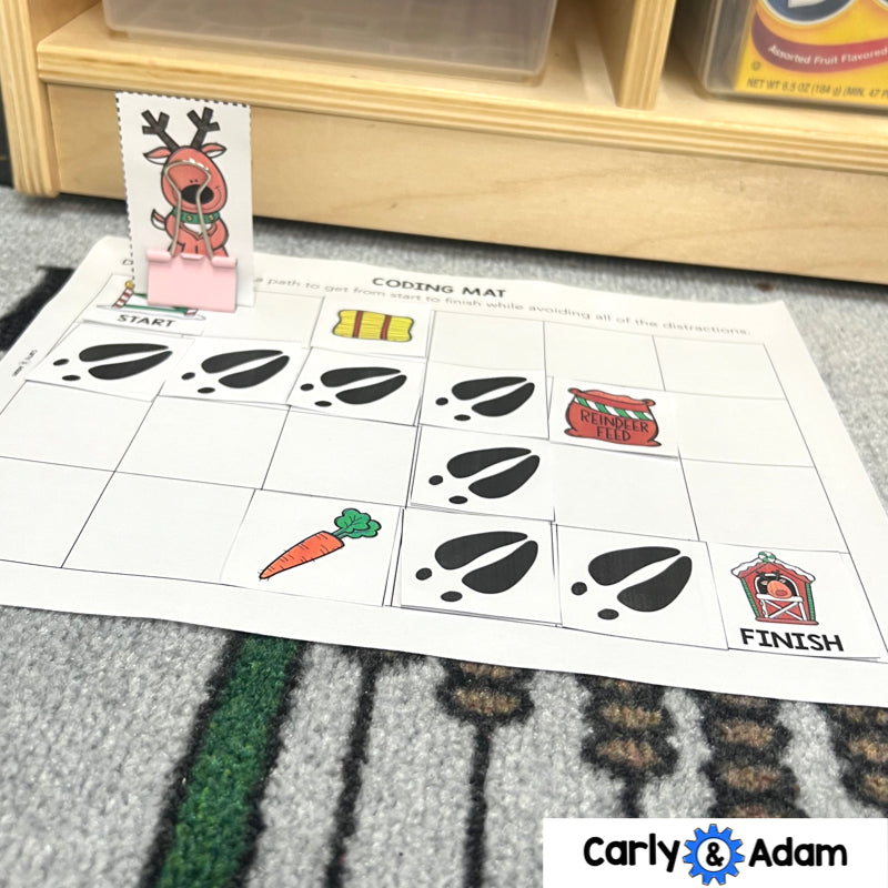 Racing Reindeer Coding Activity for NO PREP Christmas and Winter Holidays — preview 13
