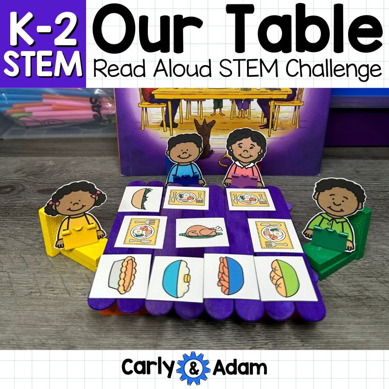 Our Table by Peter Reynolds Read Aloud STEM Challenge — preview 1