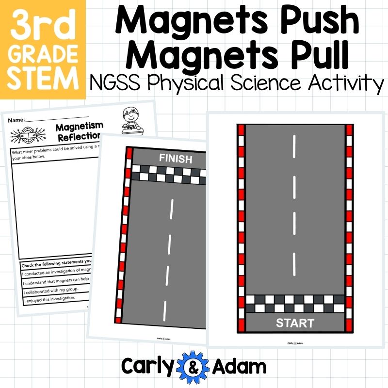 Magnets Push Magnets Pull 3rd Grade STEM Activity Magnetism NGSS Aligned — preview 7