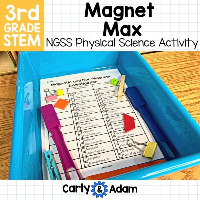 Magnet Max 3rd Grade STEM Activity Magnetism — preview 1