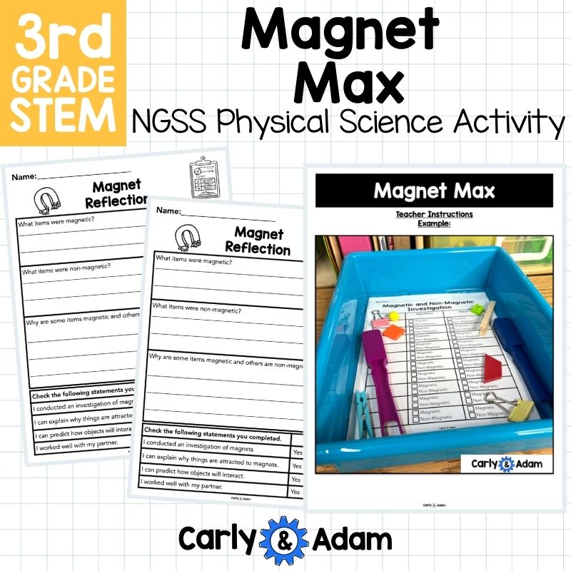 Magnet Max 3rd Grade STEM Activity Magnetism — preview 7
