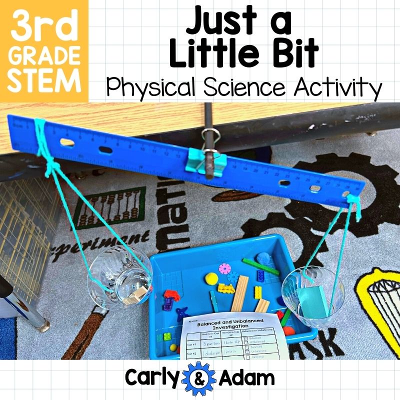Just A Little Bit 3rd Grade STEM Activity Balanced and Unbalanced Forces — preview 1