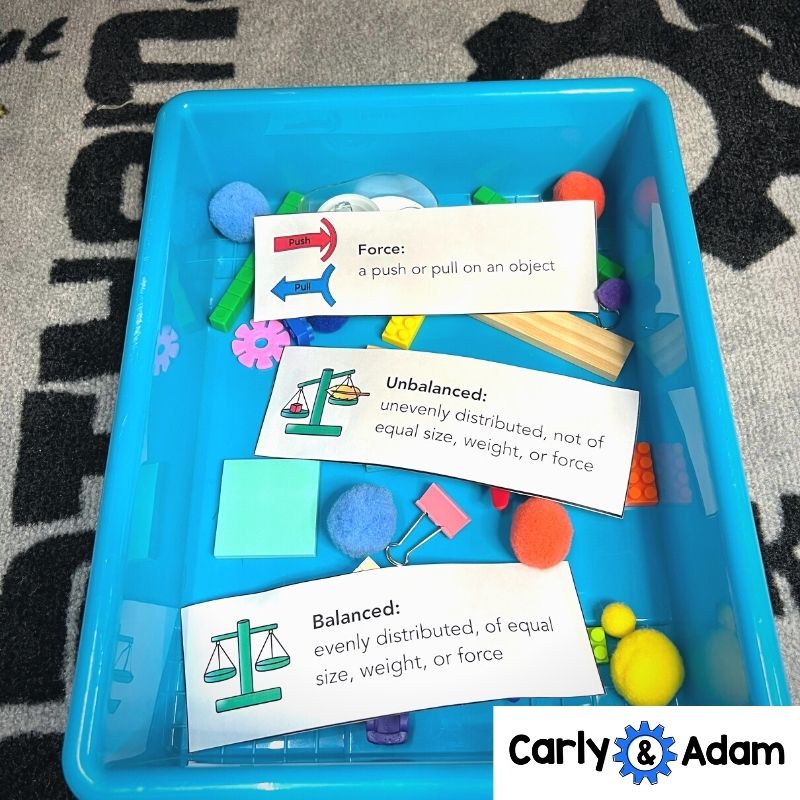 Just A Little Bit 3rd Grade STEM Activity Balanced and Unbalanced Forces — preview 3