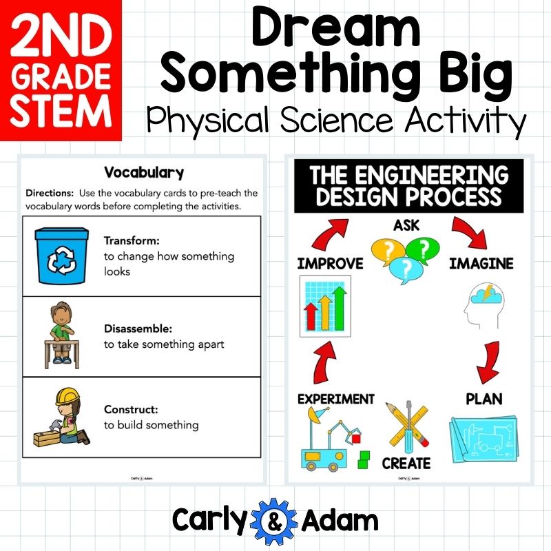 Dream Something Big  2nd Grade STEM Activity Disassemble and Reassemble Objects — preview 4