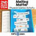2nd Grade Science Activity Melting Matter Reversible and Irreversible Changes — preview 1