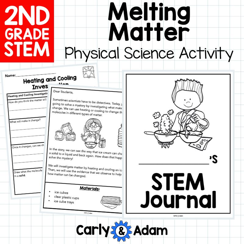 2nd Grade Science Activity Melting Matter Reversible and Irreversible Changes — preview 6