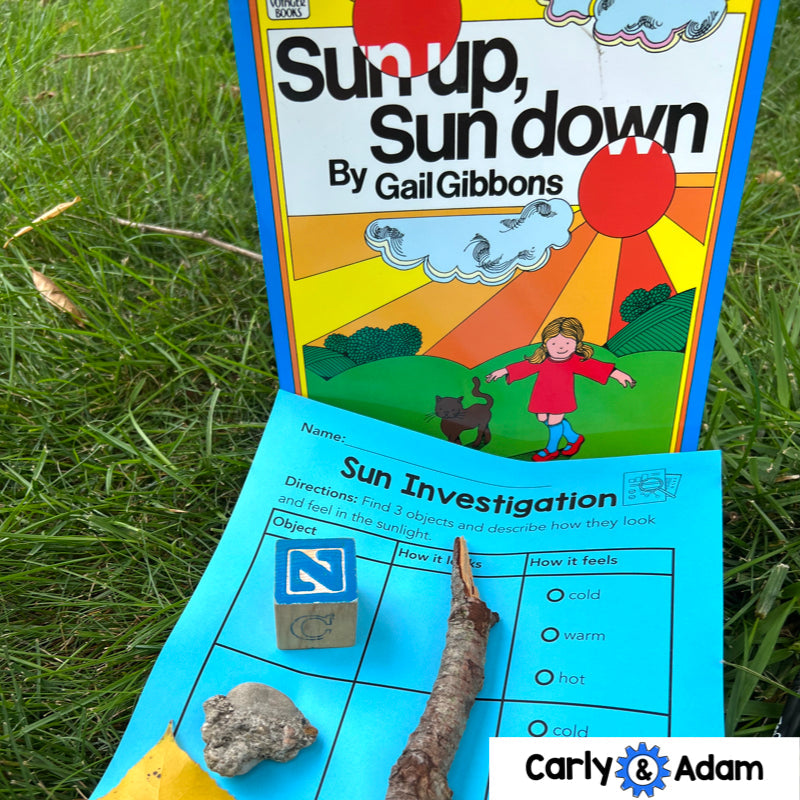 Kindergarten Science Lesson Sun Investigation STEM Activity — preview 4