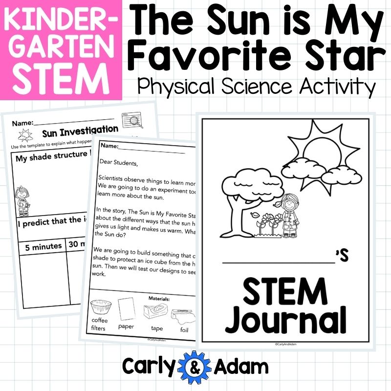 Kindergarten Science Lesson Sun and Shade Structure STEM Activity — preview 6