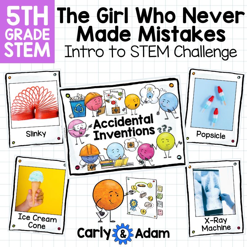 Intro to 5th Grade STEM Challenges The Girl Who Never Made Mistakes Activity — preview 11