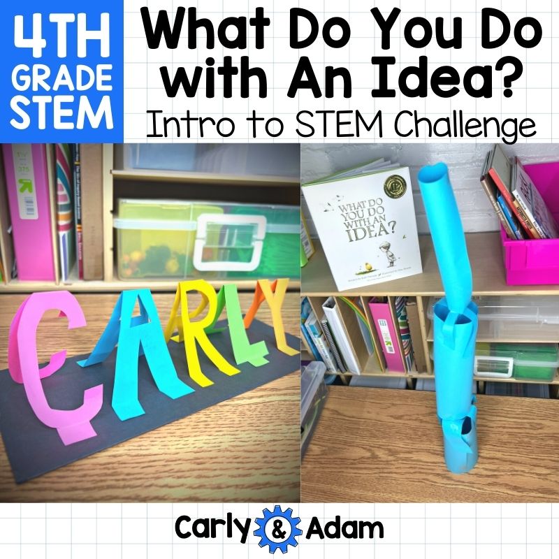 Intro to 4th Grade STEM What Do You Do with an Idea Read Aloud STEAM Challenge — preview 1