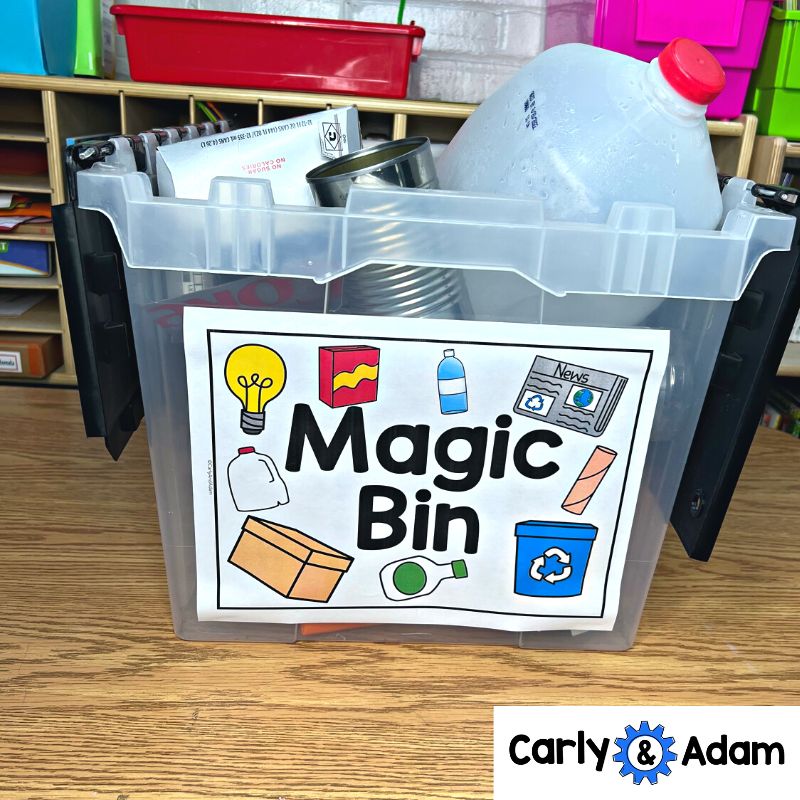 Intro to 3rd Grade STEM Miss Makey and the Magic Bin Read Aloud STEAM Challenge — preview 8