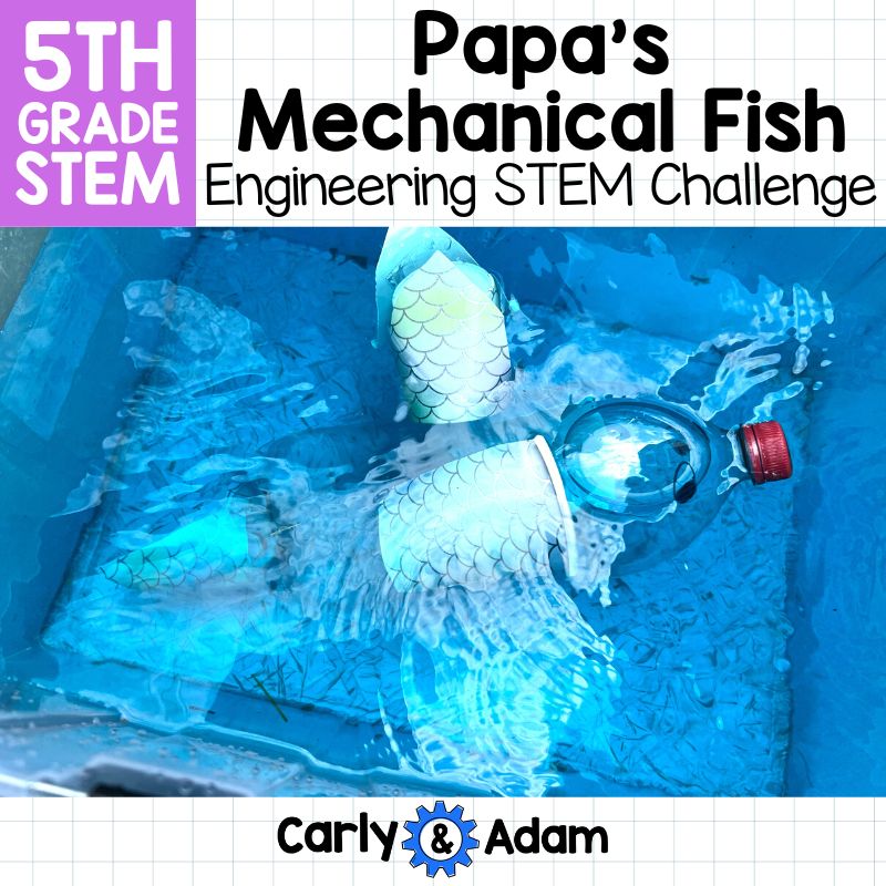 Papa's Mechanical Fish 5th Grade Engineering Read Aloud STEM Activity — preview 1