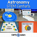 Astronomy STEM Centers with Moon Phases, Constellations, Solar Eclipse