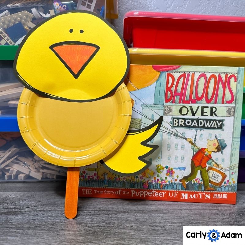 NO Balloons Over Broadway Thanksgiving READ ALOUD STEM Activity Latex Free