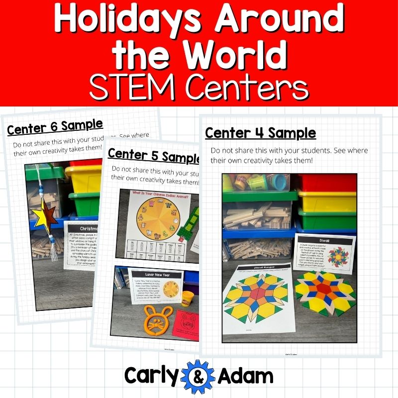 Holidays Around the World STEM Centers and Activities